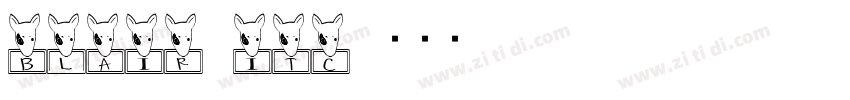 BLAIR ITC字体转换